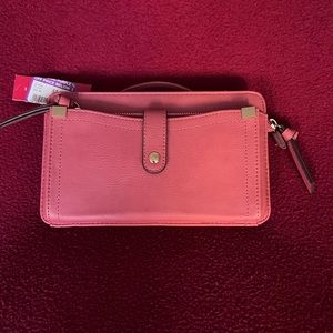 Kelly & Katie Pink clutch**NEW W/TAGS**